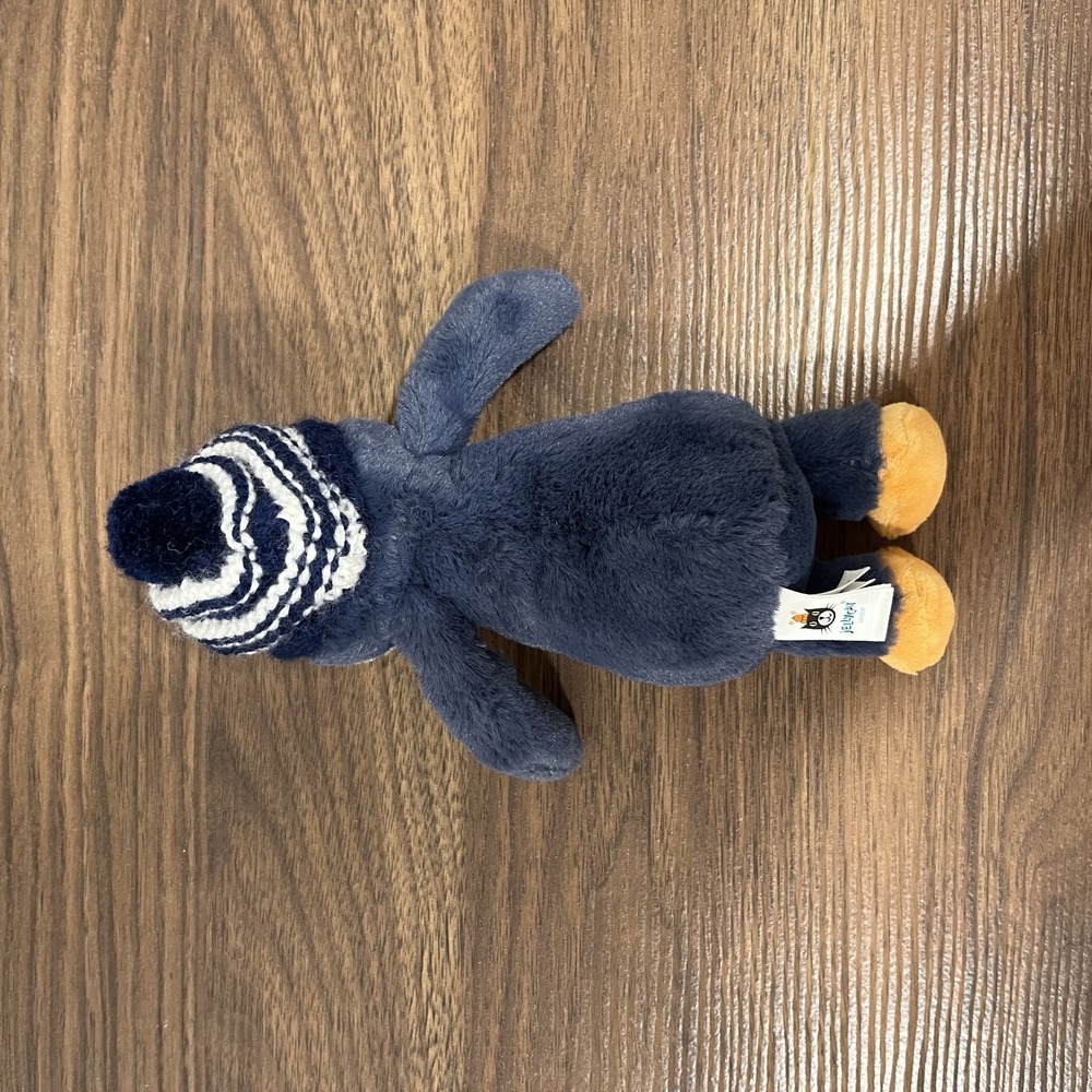 Jellycat Small Bashful Navy Bobble Hat Penguin Plush Stuffed Animal - Picture 3 of 6